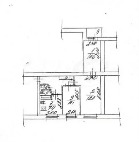 3-к. квартира, 57,5 м, 4/9 эт. - Фото 0