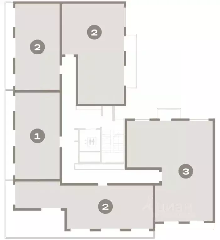 2-к кв. Свердловская область, Екатеринбург Сортировочный жилрайон, ... - Фото 2