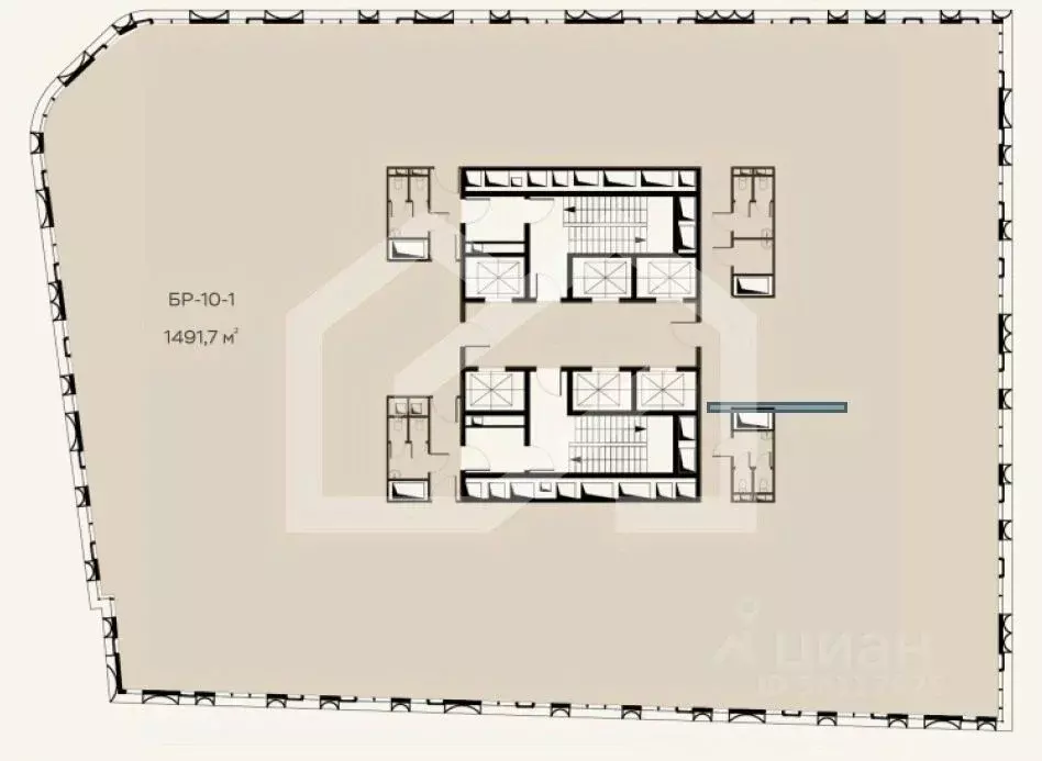 Помещение свободного назначения в Москва Холодильный пер., 3к1 (1492 ... - Фото 2