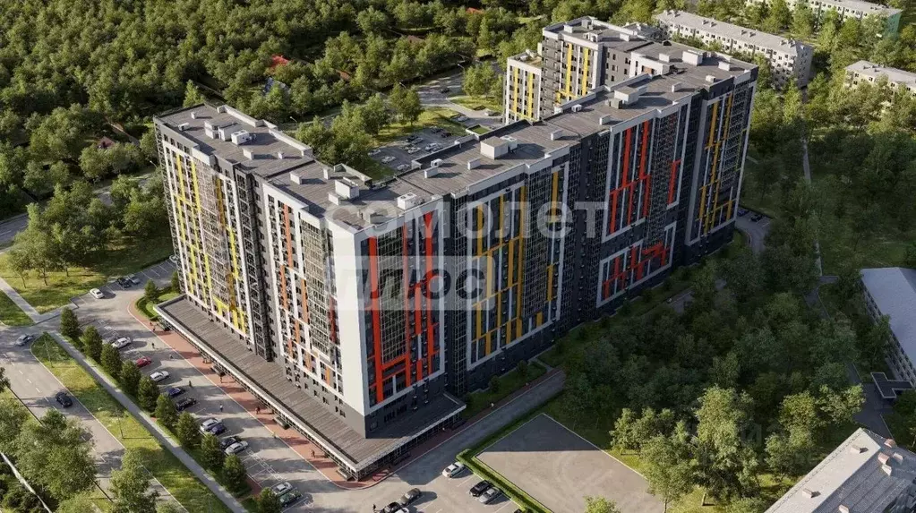 1-к кв. Рязанская область, Рязань Медицинская ул., 3 (42.8 м) - Фото 1