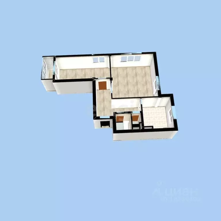 3-к кв. Башкортостан, Уфимский район, с. Михайловка Промышленная ул., ... - Фото 2