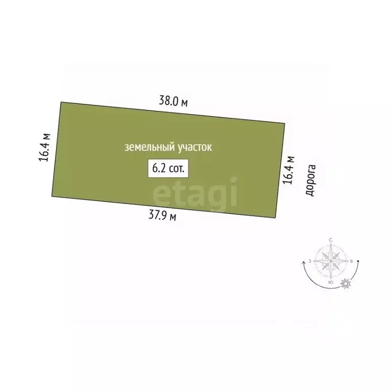 Участок в Челябинская область, Сосновский муниципальный округ, с. ... - Фото 1