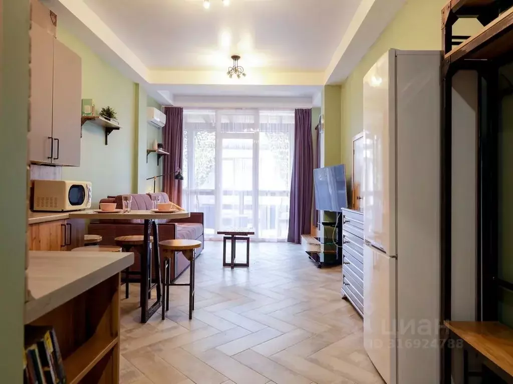 1-к кв. Краснодарский край, Сочи ул. Ленина, 219/8к4 (34.0 м) - Фото 1