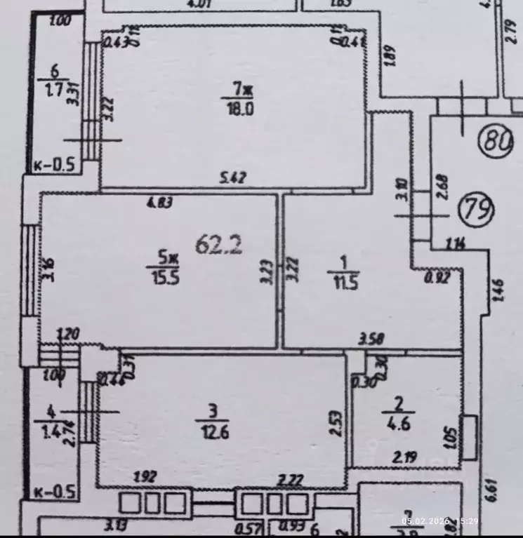 2-к кв. Калининградская область, Калининград Флотская ул., 4 (62.2 м) - Фото 1