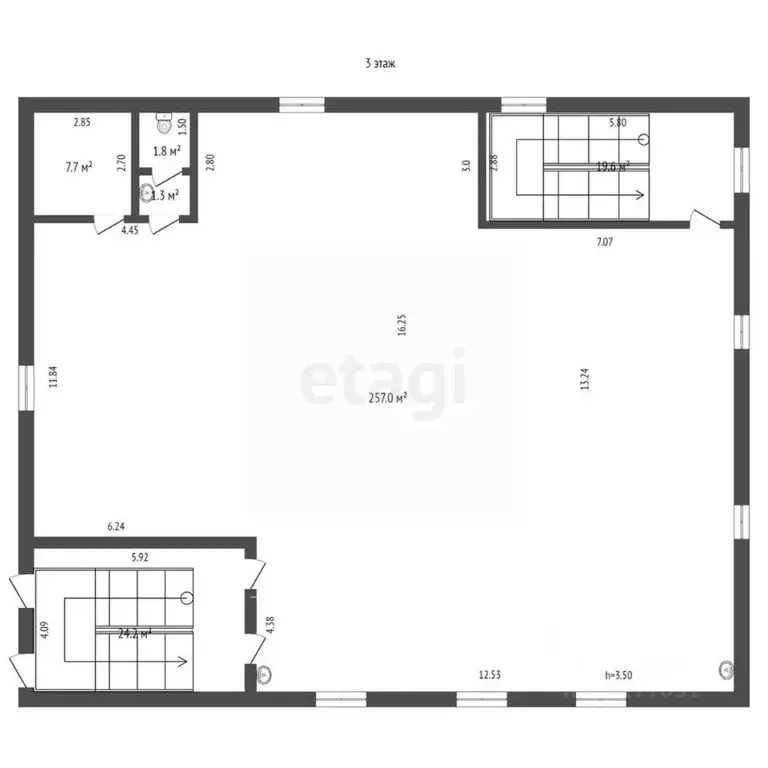 Торговая площадь в Ямало-Ненецкий АО, Новый Уренгой Дружба мкр, 1/6 ... - Фото 2