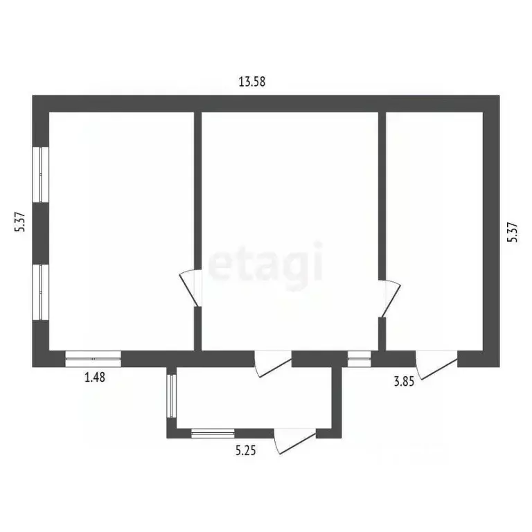 Дом в Крым, Судак муниципальный округ, с. Грушевка ул. Советская (53 ... - Фото 2