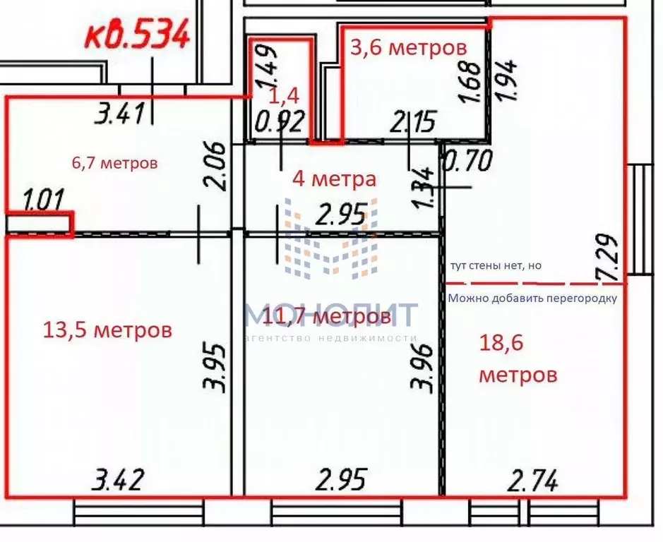 2-к кв. Москва ул. Малое Понизовье, 4 (59.5 м) - Фото 2