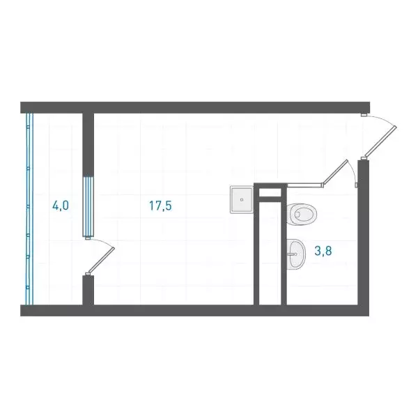 Квартира-студия: Екатеринбург, жилой район Пионерский, ЖК Основинские ... - Фото 1