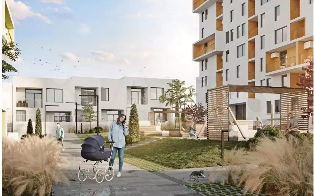1-к. квартира, 30,1 м, 7/9 эт. - Фото 1