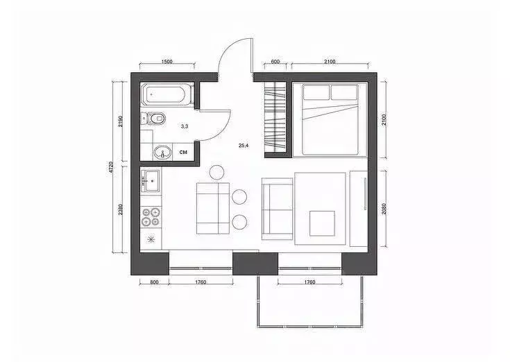 1-к кв. Удмуртия, Ижевск ул. Имени В.С. Тарасова, 7 (38.0 м) - Фото 1