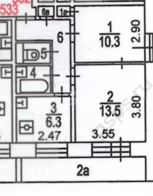 2-к кв. Москва Федоскинская ул., 9К2 (38.5 м) - Фото 2