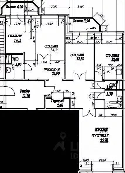 4-к кв. Московская область, Истра муниципальный округ, с. Рождествено ... - Фото 2