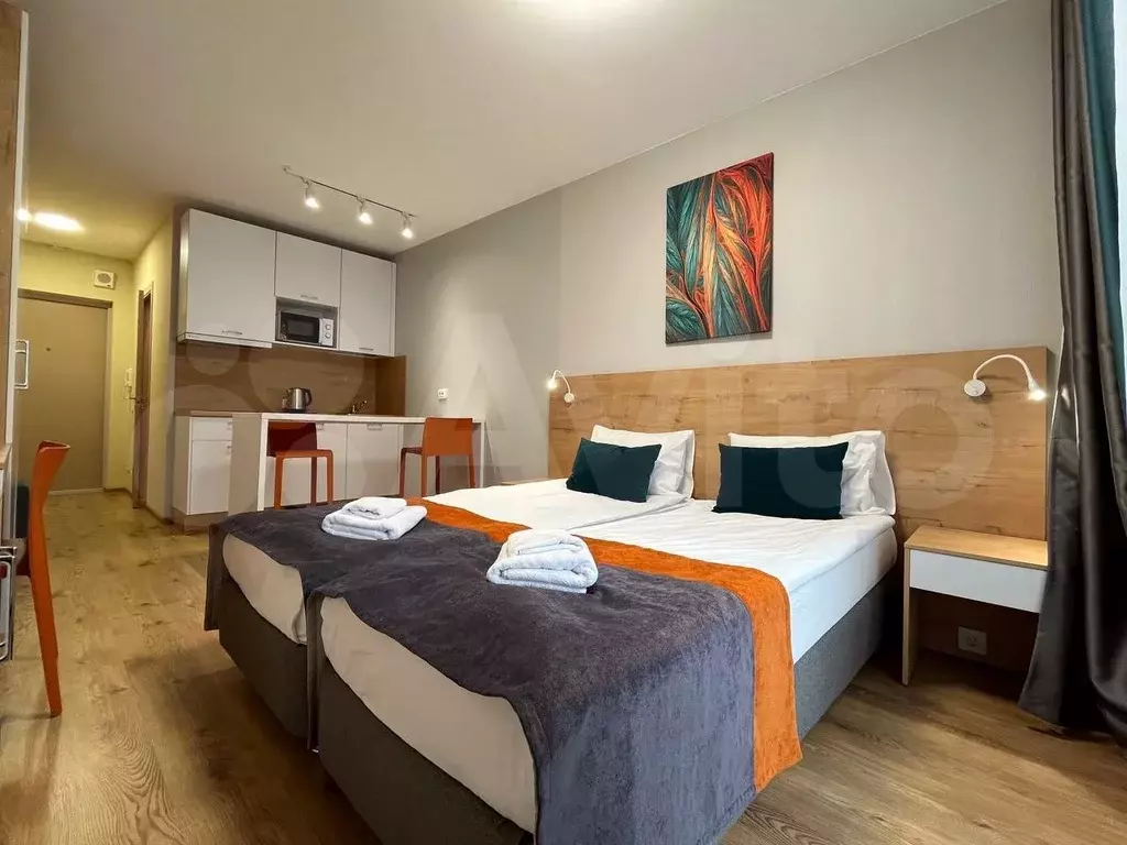 Апартаменты-студия, 22,1 м, 4/20 эт. - Фото 1