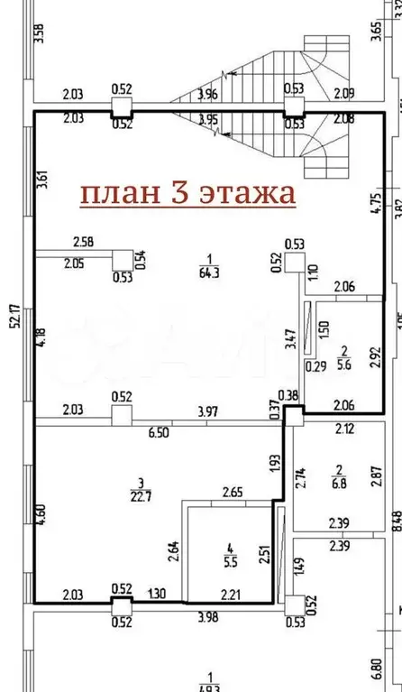 4-к. квартира, 180 м, 3/4 эт. - Фото 0