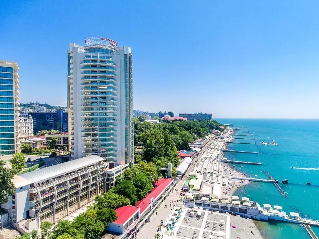 1-к кв. Краснодарский край, Сочи Центральный мкр, пер. Морской, 1к1 ... - Фото 2