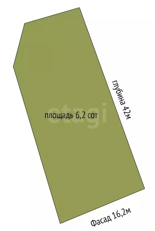 Участок в село Мысхако, ТСН Прибой, улица Ветров (6.23 м) - Фото 1