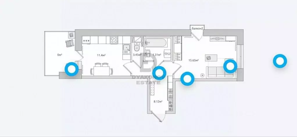1-к кв. Санкт-Петербург Пулковское ш., 42к6 (39.3 м) - Фото 1
