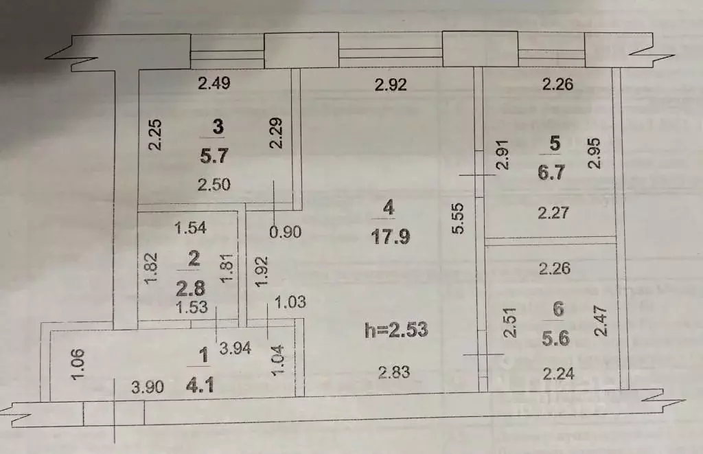 2-к кв. Башкортостан, Стерлитамак ул. Тукаева, 5 (42.8 м) - Фото 1