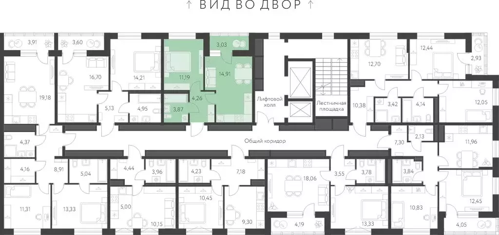1-комнатная квартира: Екатеринбург, микрорайон Академический, ЖК ... - Фото 1
