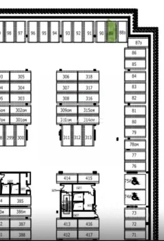 Гараж в Москва Большая Татарская ул., 7к3 (15 м) - Фото 1