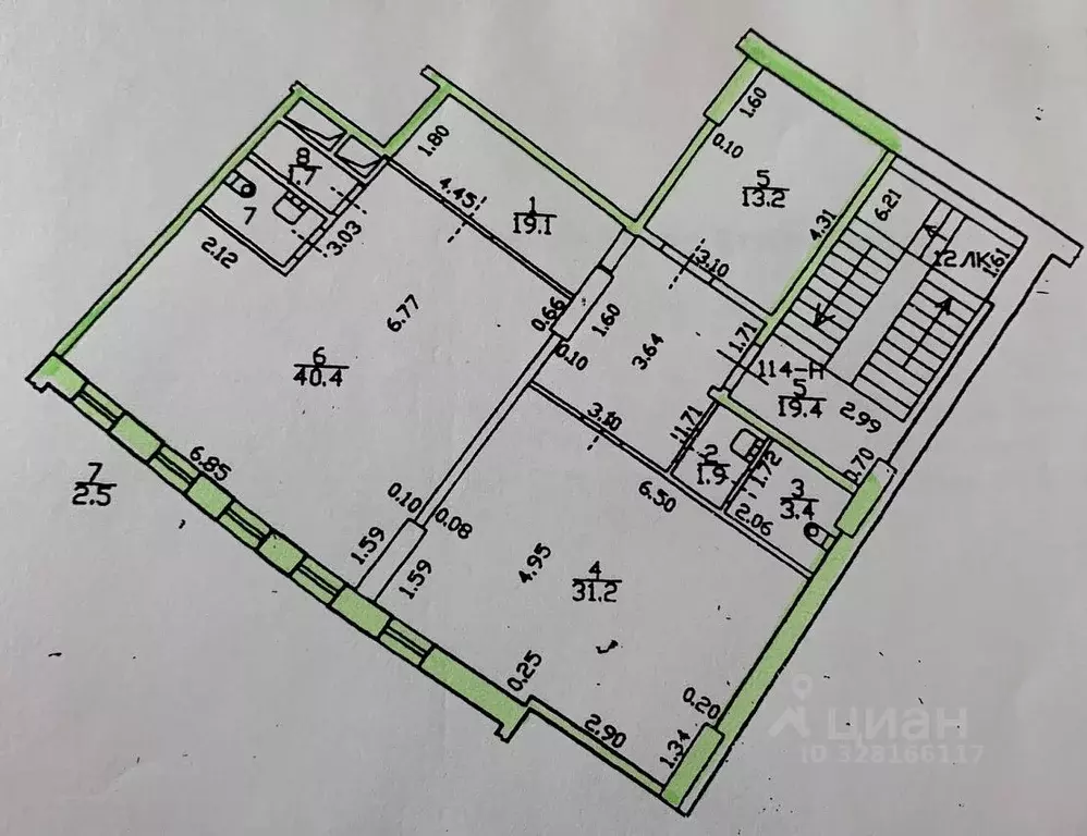 Офис в Санкт-Петербург ул. Матроса Железняка, 57 (113 м) - Фото 2