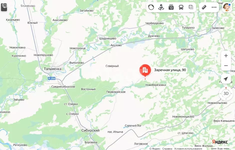 Дом в село Журавлиха, Заречная улица (49.7 м) - Фото 1