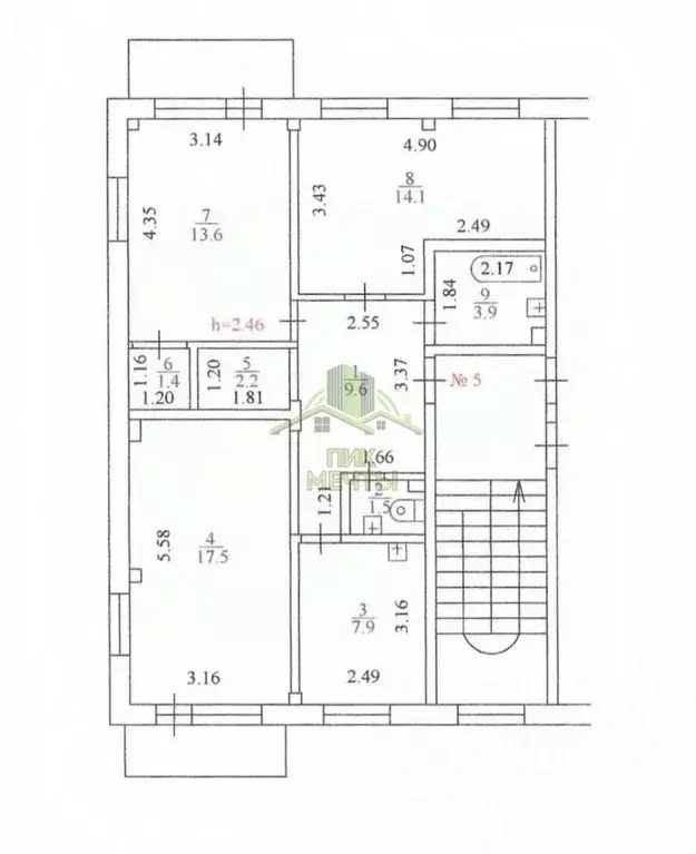 3-к кв. Бурятия, Улан-Удэ Ключевская ул., 37 (71.7 м) - Фото 1