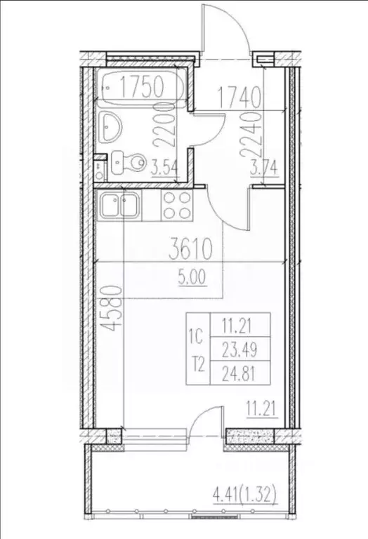 Студия Татарстан, Казань ул. Космонавтов, 61Е (25.0 м) - Фото 2