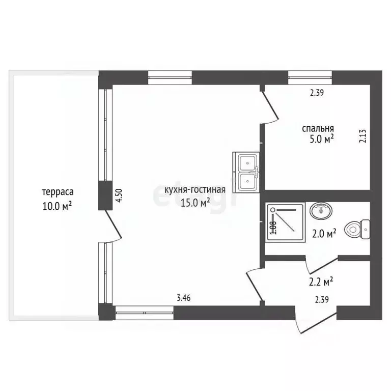 Дом в Тюменская область, Тюменский муниципальный округ, д. Якуши ул. ... - Фото 2