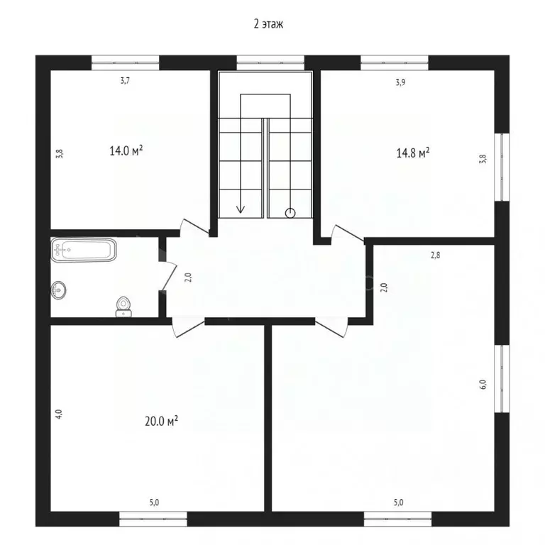 Коттедж в Тюменская область, Тюмень ул. Демьяна Бедного, 83 (244 м) - Фото 2