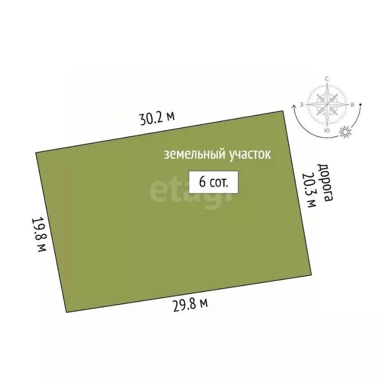 Участок в Томская область, Томск Рассвет Приборного завода садовое ... - Фото 2