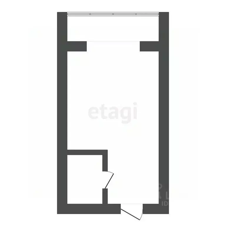 Студия Амурская область, Благовещенск Заводская ул., 31 (19.8 м) - Фото 2