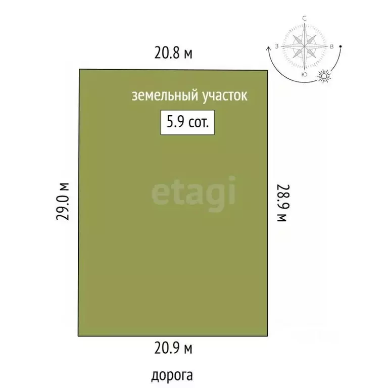 Участок в Ставропольский край, Ессентуки ул. Окружная (6.0 сот.) - Фото 2