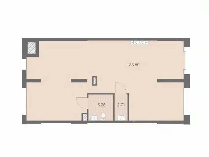 Помещение свободного назначения в Санкт-Петербург № 54 муниципальный ... - Фото 1