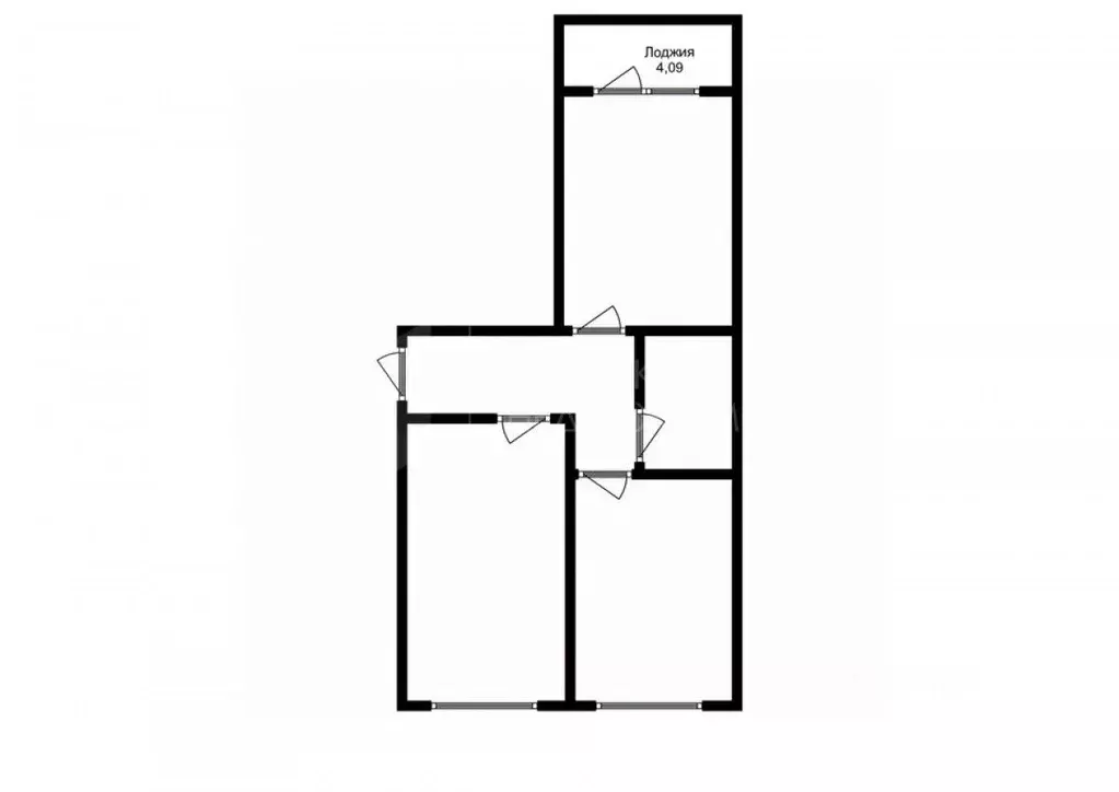 2-к кв. Тюменская область, Тюмень Харьковская ул., 68 (59.8 м) - Фото 2