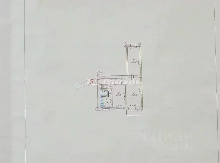 3-к кв. Крым, Симферополь ул. Крымских Партизан, 3 (60.2 м) - Фото 2