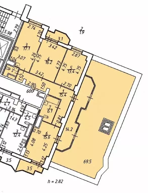3-комнатная квартира: Санкт-Петербург, улица Руднева, 18 (127.4 м) - Фото 0
