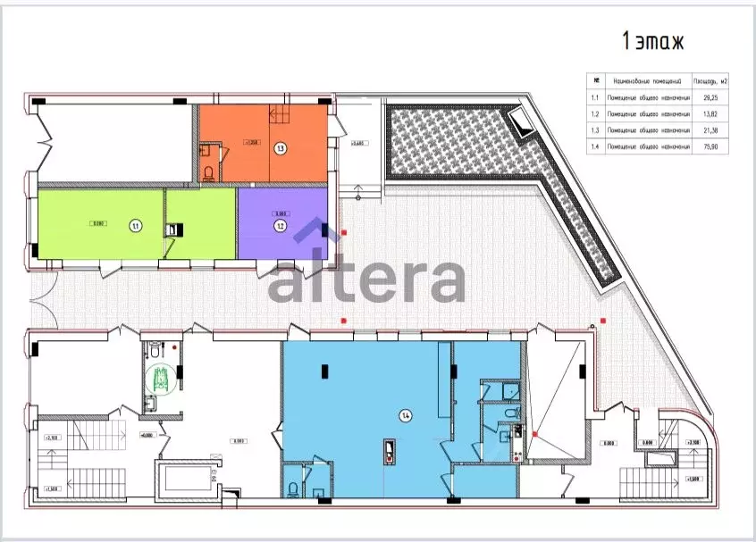 Торговая площадь в Татарстан, Казань ул. Мартына Межлаука, 13 (90 м) - Фото 2