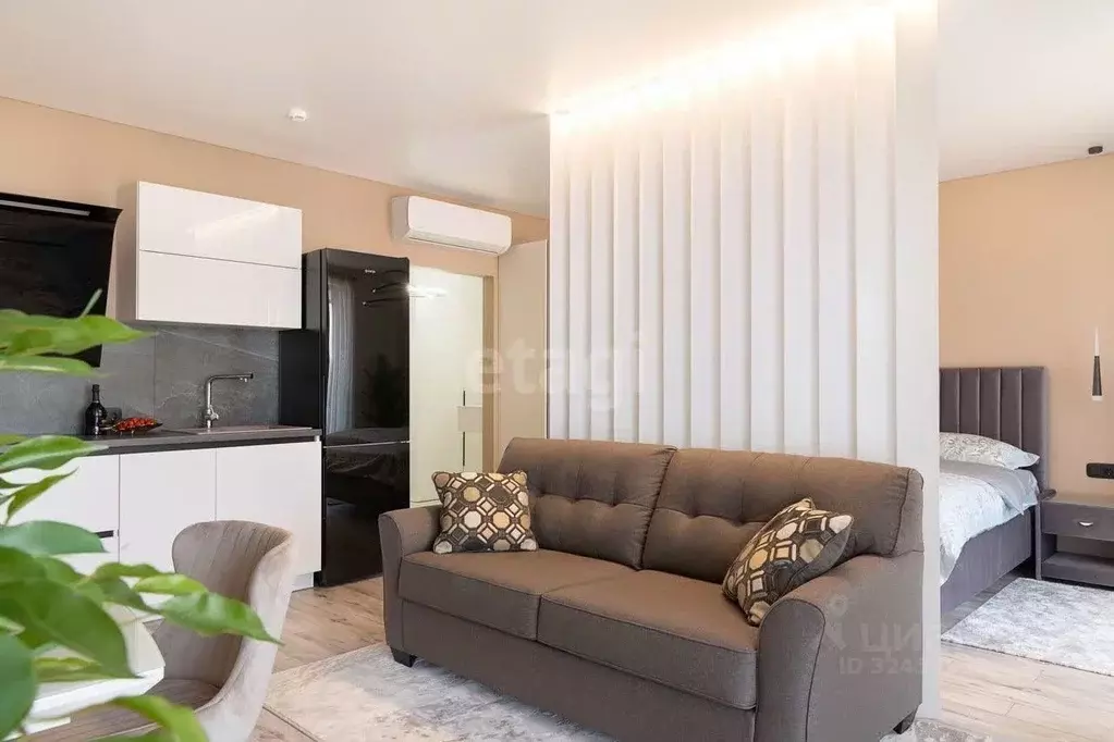 Студия Калининградская область, Зеленоградск ул. Пугачева, 4А (48.0 м) - Фото 1