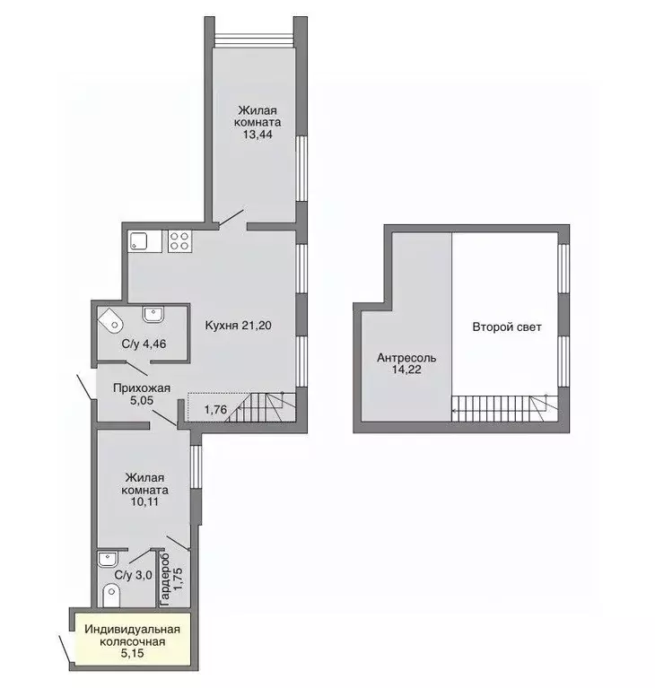 3-к кв. Свердловская область, Екатеринбург муниципальное образование, ... - Фото 2