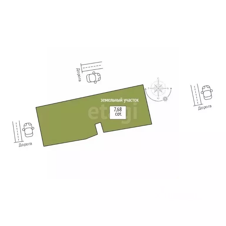 Участок в Свердловская область, Нижний Тагил Садовая ул., 111 (7.68 ... - Фото 2