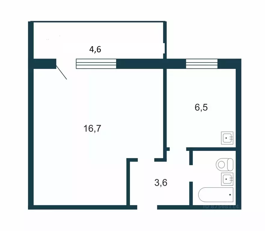 1-к кв. Новосибирская область, Новосибирск Волховская ул., 33А (29.9 ... - Фото 2