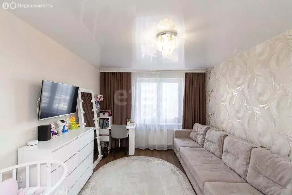 1-комнатная квартира: Тюмень, микрорайон Антипино, Беловежская улица, ... - Фото 2