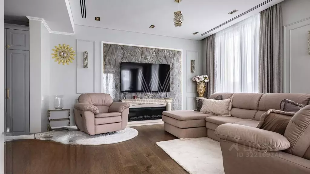 4-к кв. Москва Олсуфьевский пер., 9С2 (125.0 м) - Фото 1