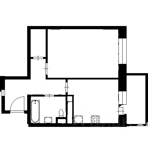 1-к кв. Московская область, Химки Сходня мкр, ул. Микояна, 23к1 (43.8 ... - Фото 2