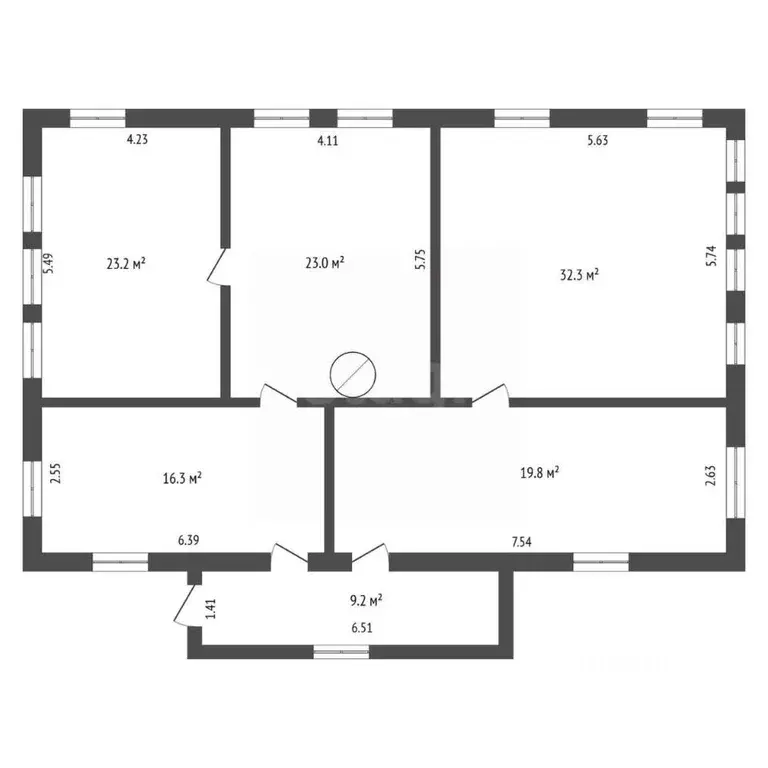 Дом в Нижегородская область, Навашино Набережная ул., 3 (124 м) - Фото 2