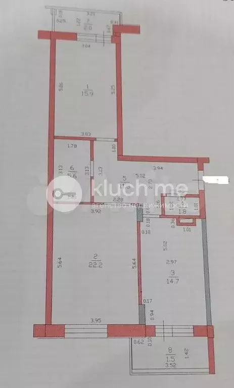 2-к. квартира, 75 м, 2/17 эт. - Фото 0