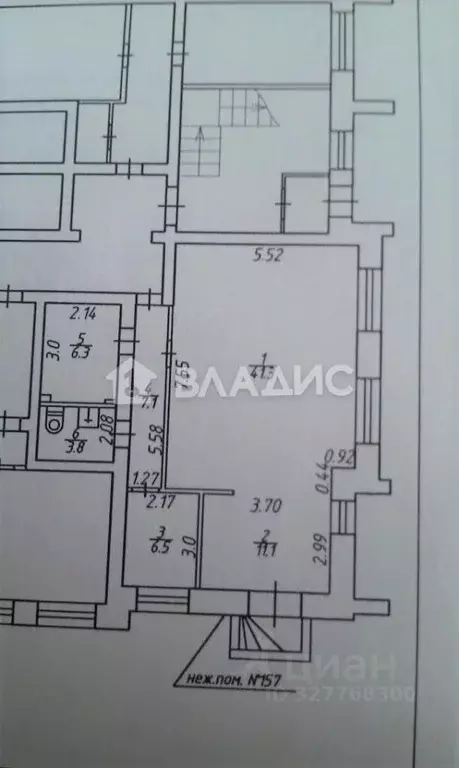 Офис в Калужская область, Калуга Старообрядческий пер., 9 (76 м) - Фото 2