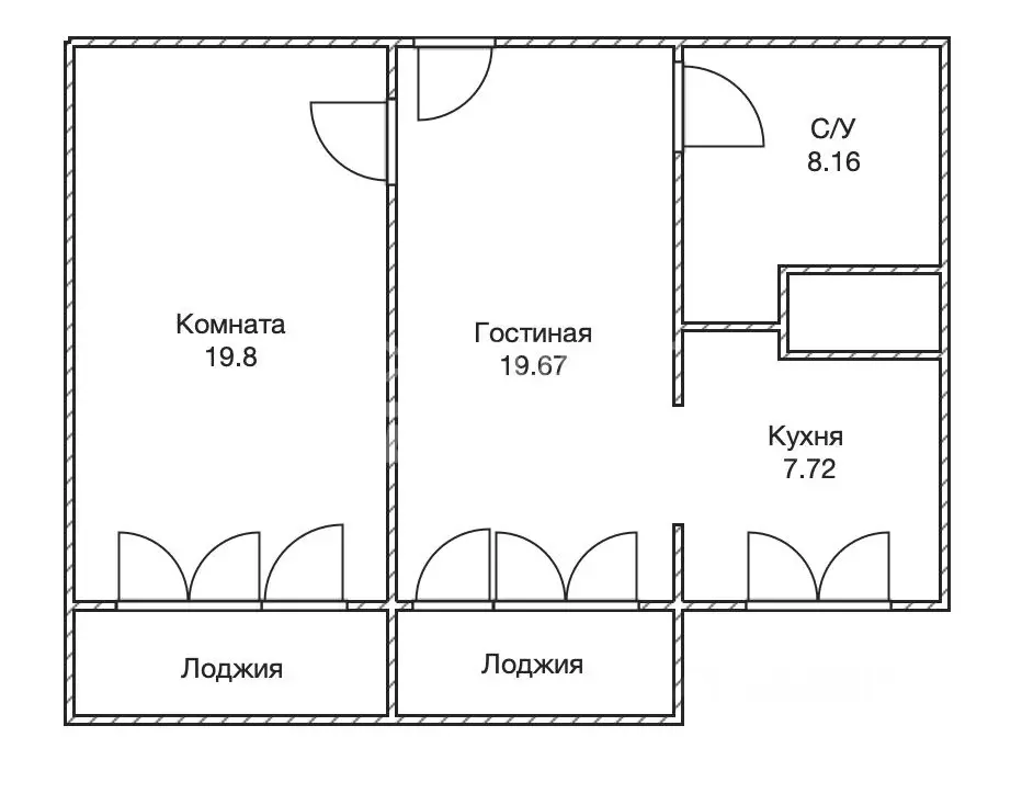 2-к кв. Ульяновская область, Ульяновск Новосондецкий бул., 6 (55.8 м) - Фото 2