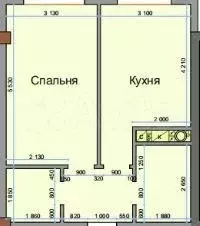 1-к. квартира, 45 м, 12/12 эт. - Фото 0